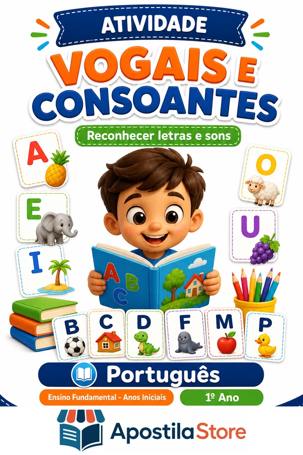 Capa de Vogais e Consoantes