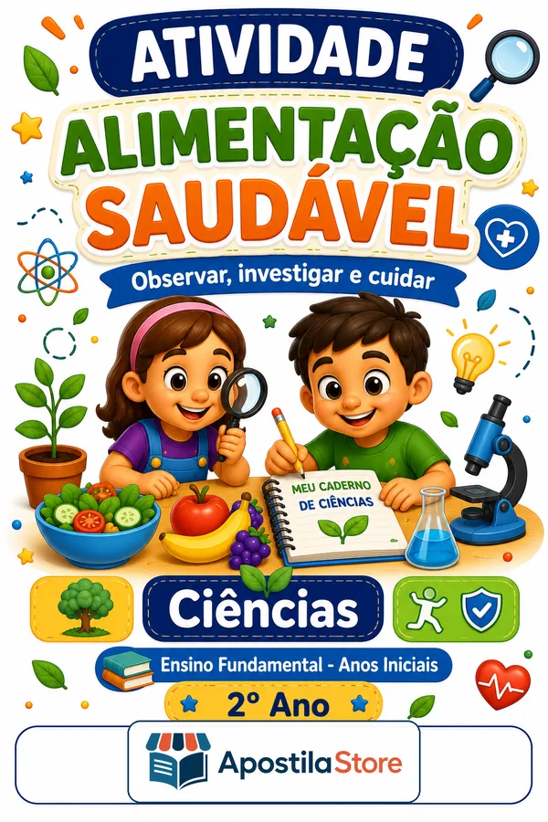 Capa de Alimentação Saudável