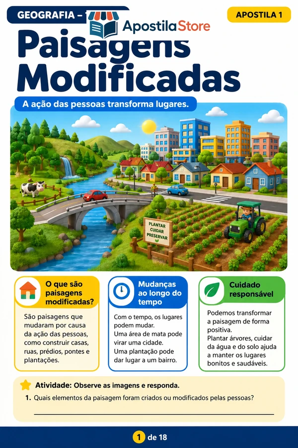 Capa de Paisagens Modificadas