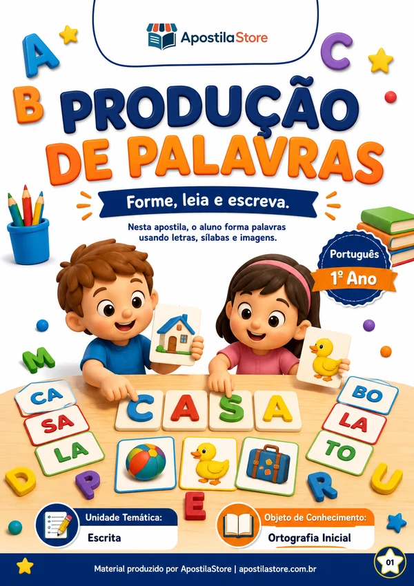 Capa de Produção de Palavras