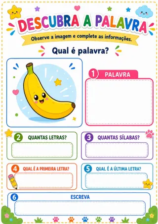 Capa de Módulo De Atividades De Palavras