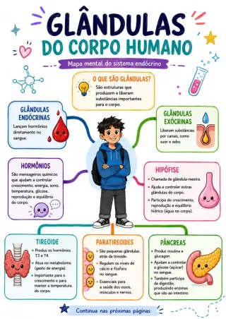Capa de Glândulas Do Corpo Humano