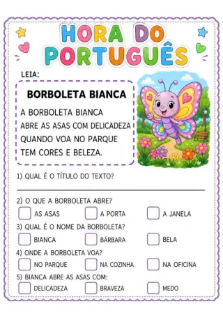 Capa de Atividades De Interpretação Textual 1