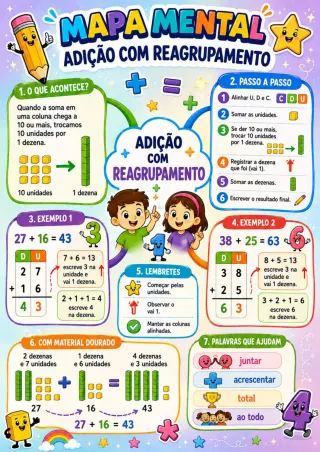 Capa de Adição E Subtração Com Reagrupamento