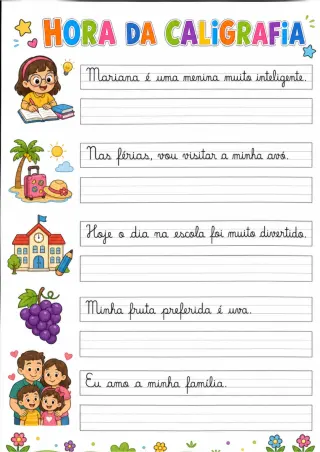 Capa de Hora Da Caligrafia