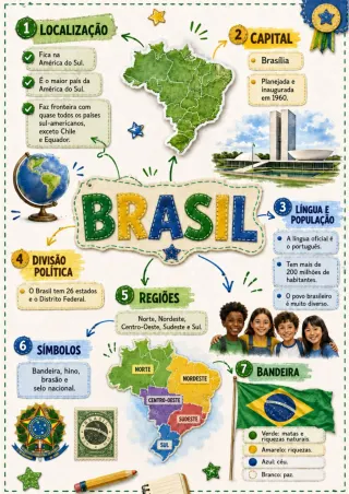 Capa de Brasil E Regiões Conceitos E Atividades 1