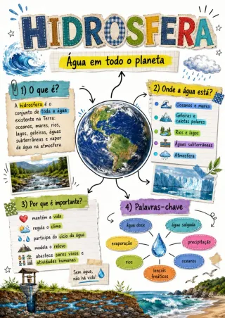 Capa de Hidrosfera Conceitos E Atividades 1