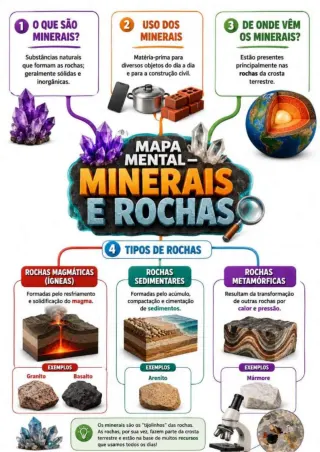 Capa de Minerais E Rochas