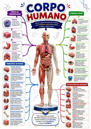 Capa de Módulo do CORPO HUMANO