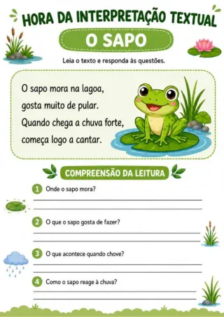 Capa de Interpretação Textual Caderno