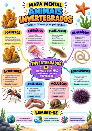 Capa de Animais Invertebrados