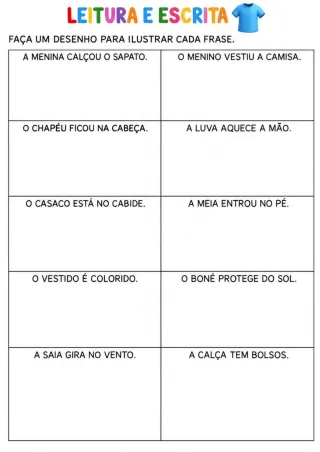 Capa de Leitura E Escrita De Desenhos
