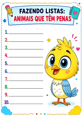 Capa de Atividades De Listagem